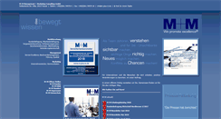 Desktop Screenshot of m-plus-m.de